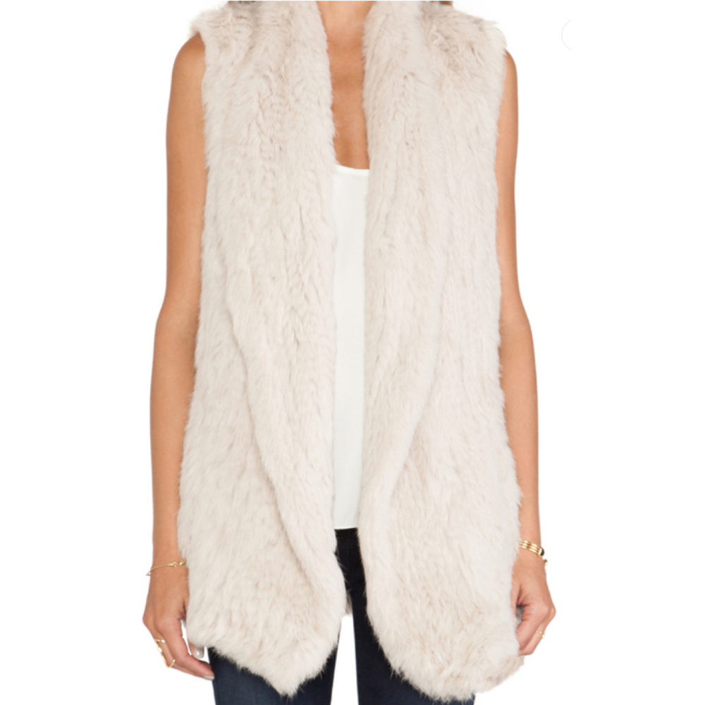 June Classic Rabbit Fur Vest - Picture 4 of 4
